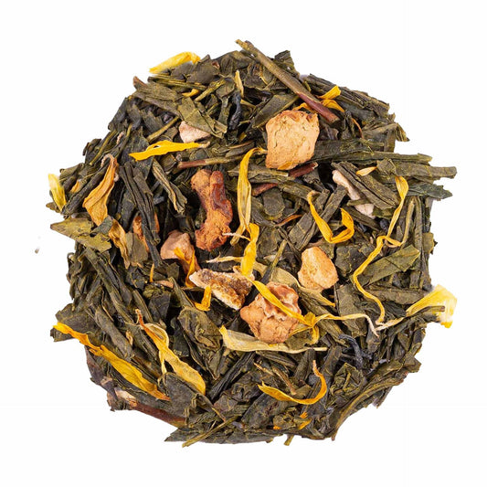 Green Tea - Rainy Day with Apple and Lemon