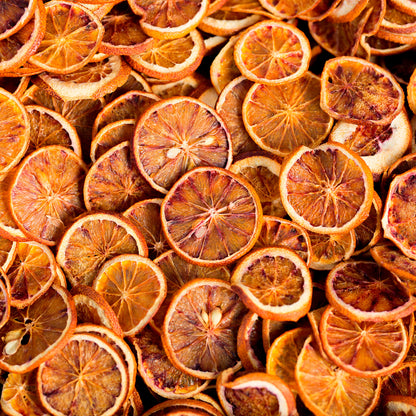 Rodajas de Naranja Sanguina Deshidratada – Para Té y Coctelería