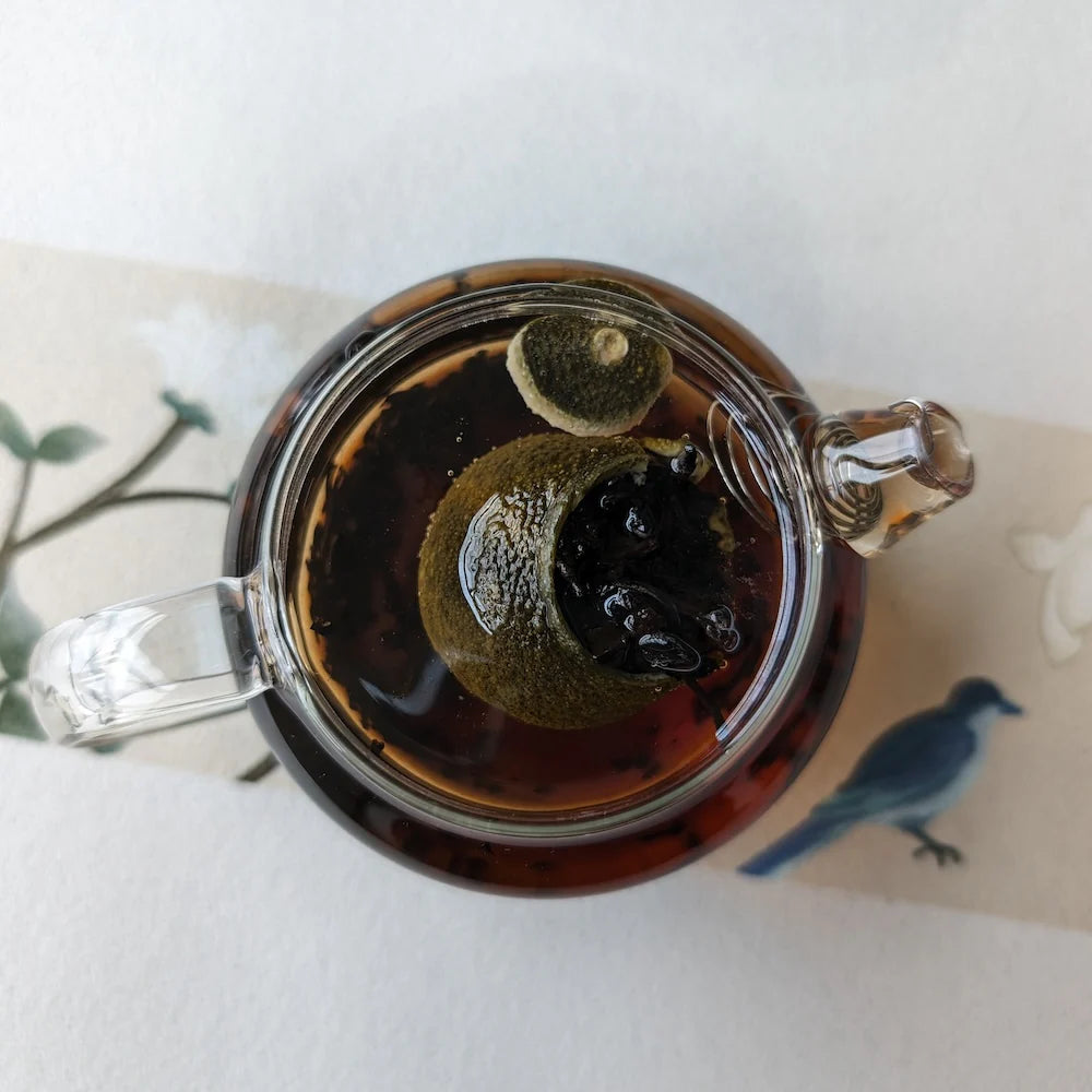 Té Pu Erh - Naranja Rellena Cosecha 2021 (Xiao Qing Gan)